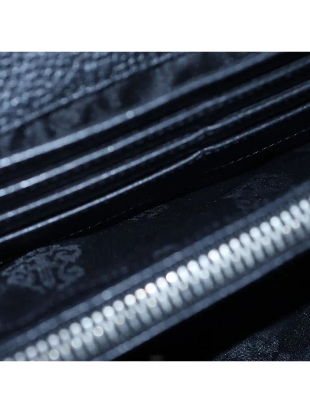 Chrome Hearts Judy Cross Ball Button Leather Wallet Black
